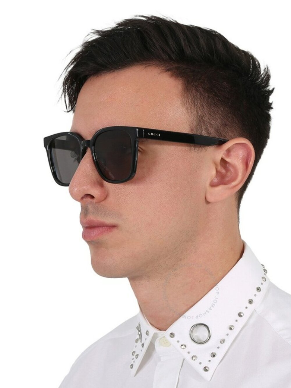 GUCCI GG1346SK 002 BLACK SQUARE POLARIZED SUNGLASSES